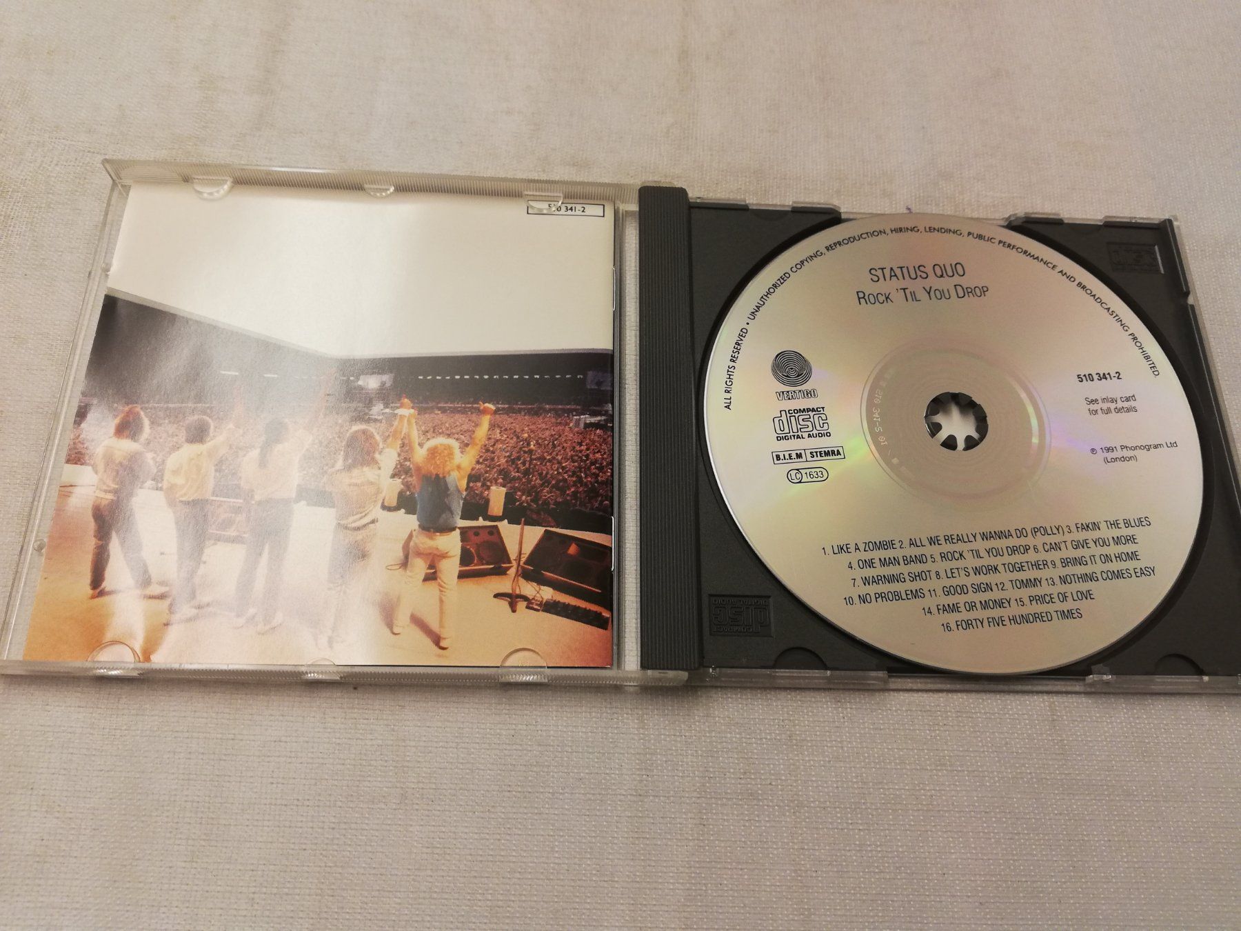 CDs: STATUS QUO - ROCK 'TIL YOU DROP – Gebraucht aus Bern von Vinylsound.ch 2