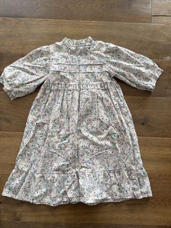 Vestito bambina fantasia floreale cotone taglia 10 anni