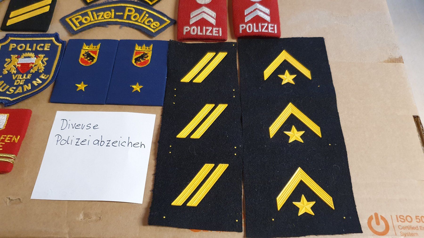 Swiss Plaketten & Abzeichen: Konvolut von diversen Polizeiabzeichen – Gebraucht aus Richigen von Auerhahn11 2