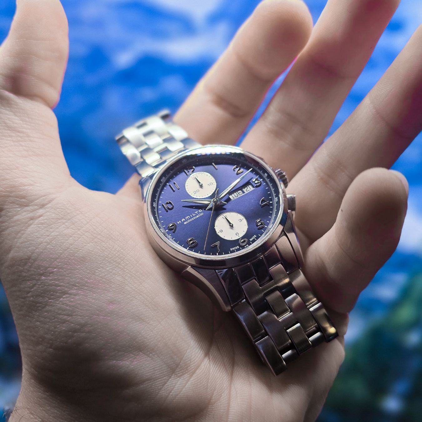 Hamilton Orologi: Hamilton Jazzmaster Maestro Auto Chronograph 41mm – Usato da Winterthur venduto da Haisik 3