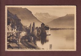 VEYTAUX - Gare et Château de Chillon - 1917
