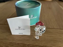 Swarovski Kris Bär mit drei Rosen