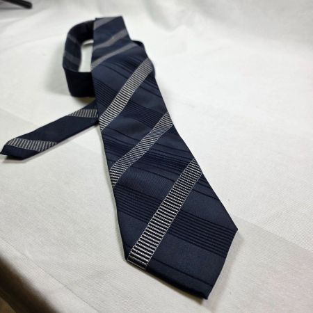 Elegante Herren Krawatte, Dunkelblau Seide