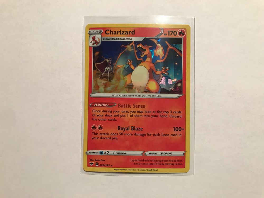 Charizard Cracked Ice holo Vivid Voltage EN (Gebraucht) in Hagendorn ...