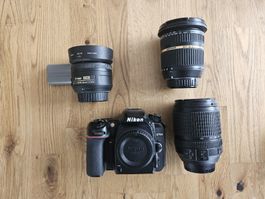 Nikon D7500 Set mit 3 Objektiven
