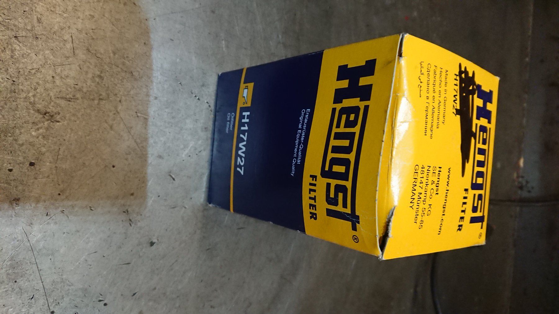Altri Prodotti per fumatori: Hengst H17W27 Filter Motorölfilter – Nuovo e nell'imballaggio originale da Rüeggisberg venduto da rapidu