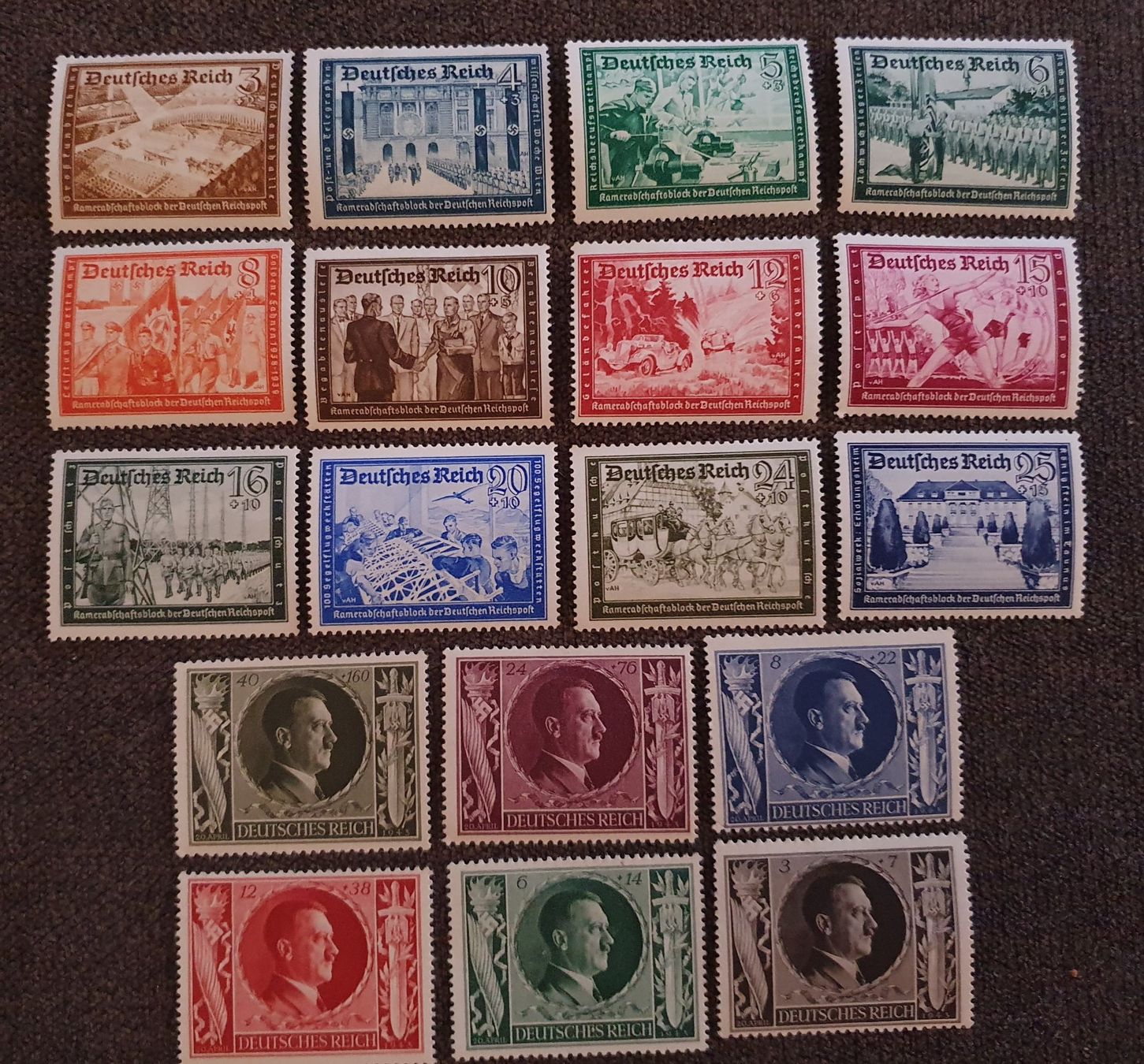 Tutti i francobolli: Francobolli/briefmarken tedeschi – Usato da Pregassona venduto da eld_st6b