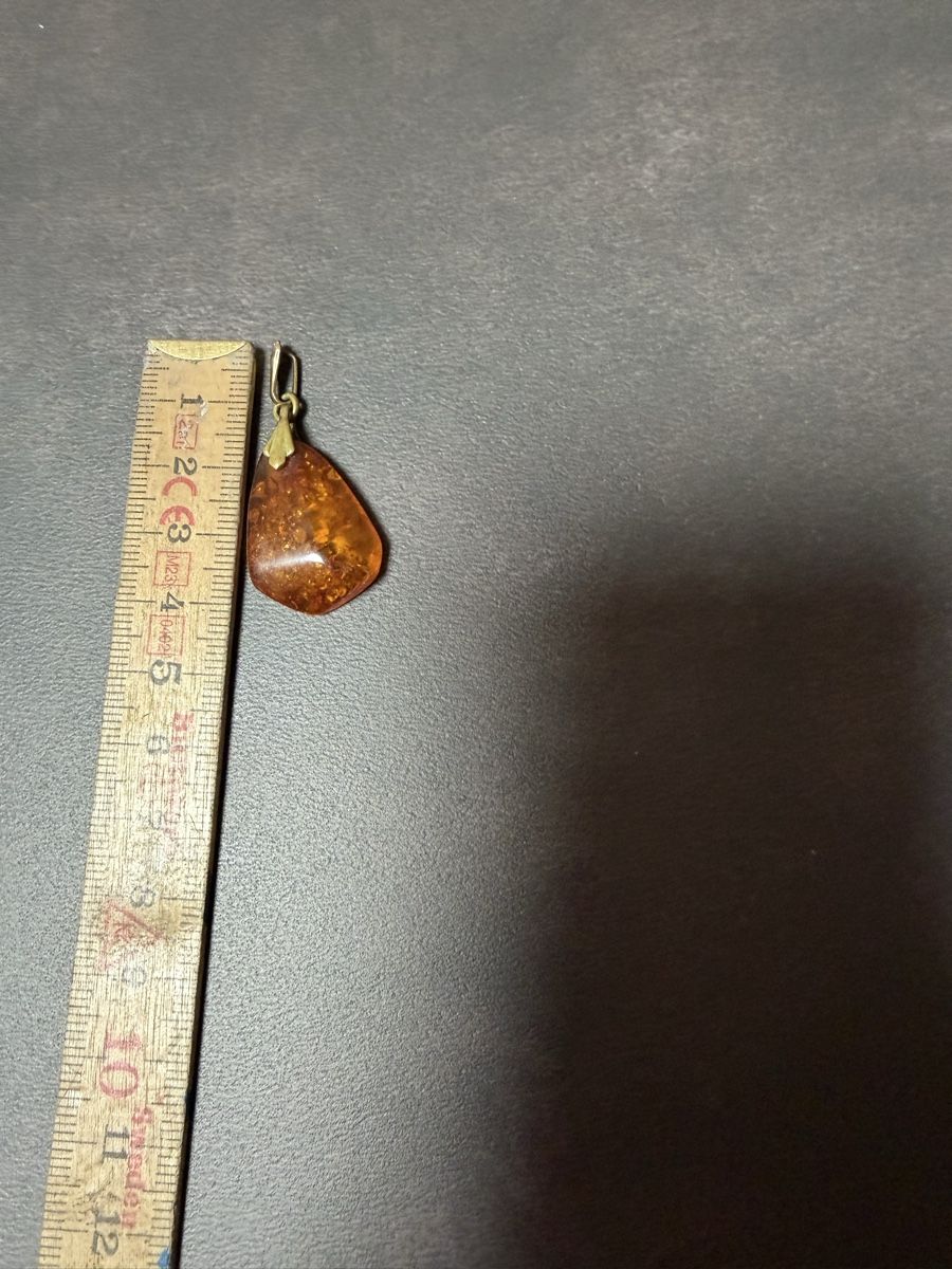 Ciondoli: Bernstein Anhänger ca. 4cm mit Doublé-Öse – Usato da Wallbach venduto da ale_db7t 2
