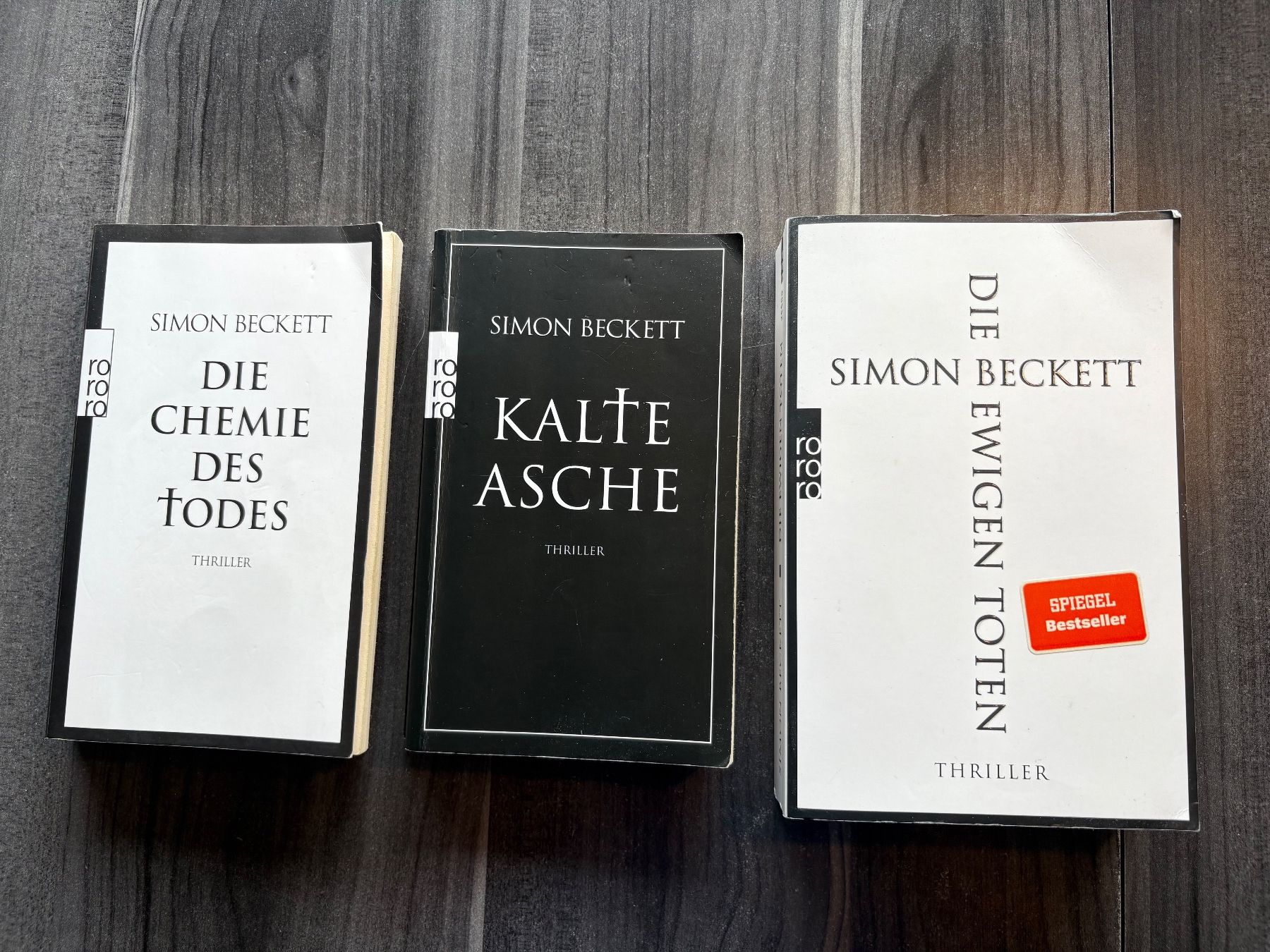 Libri: Bücherpaket, Simon Beckett, 3 Bücher – Usato da Tagelswangen venduto da Laurastern1