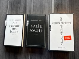 Bücherpaket, Simon Beckett, 3 Bücher