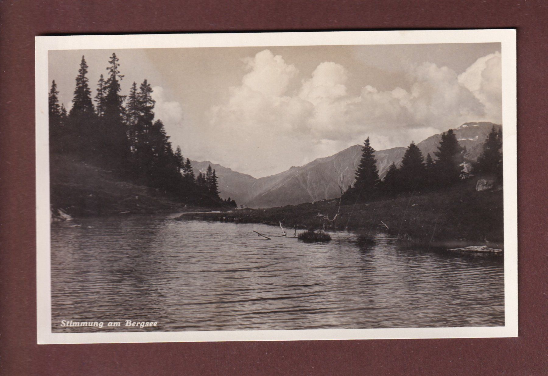 Cartoline postali: Stimmung am BERGSEE – Usato da Pully venduto da nicecards-shop