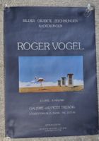 Original Plakat ROGER VOGEL Galerie 1980 Basel