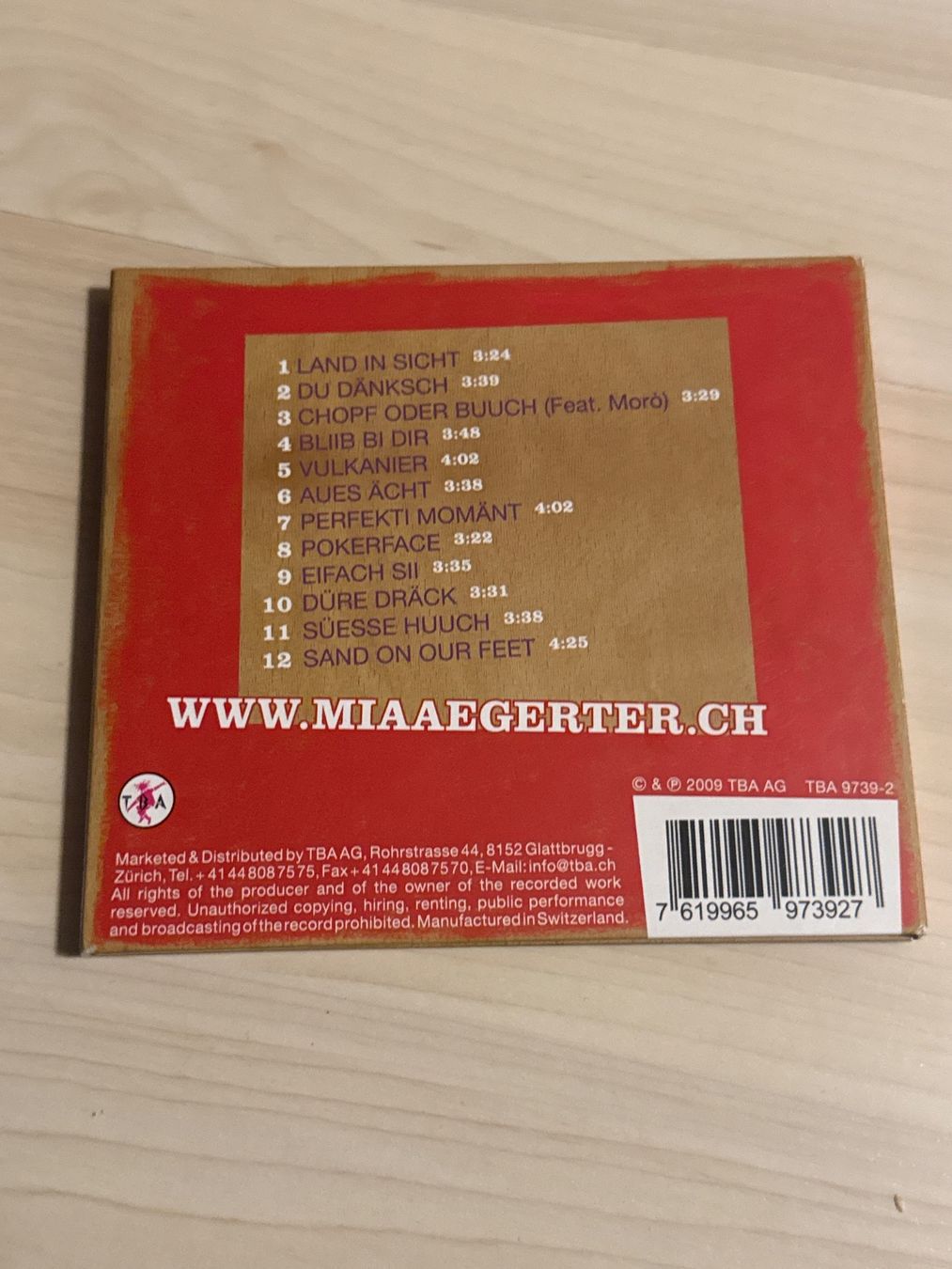 CD: signierte CD von Mia Aegerter, Chopf oder Buuch – Usato da Grenchen venduto da Lucy68 2