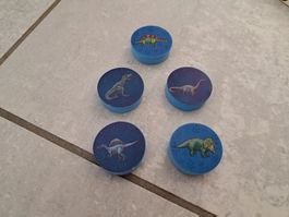 5 Dino Radiergummies NEU