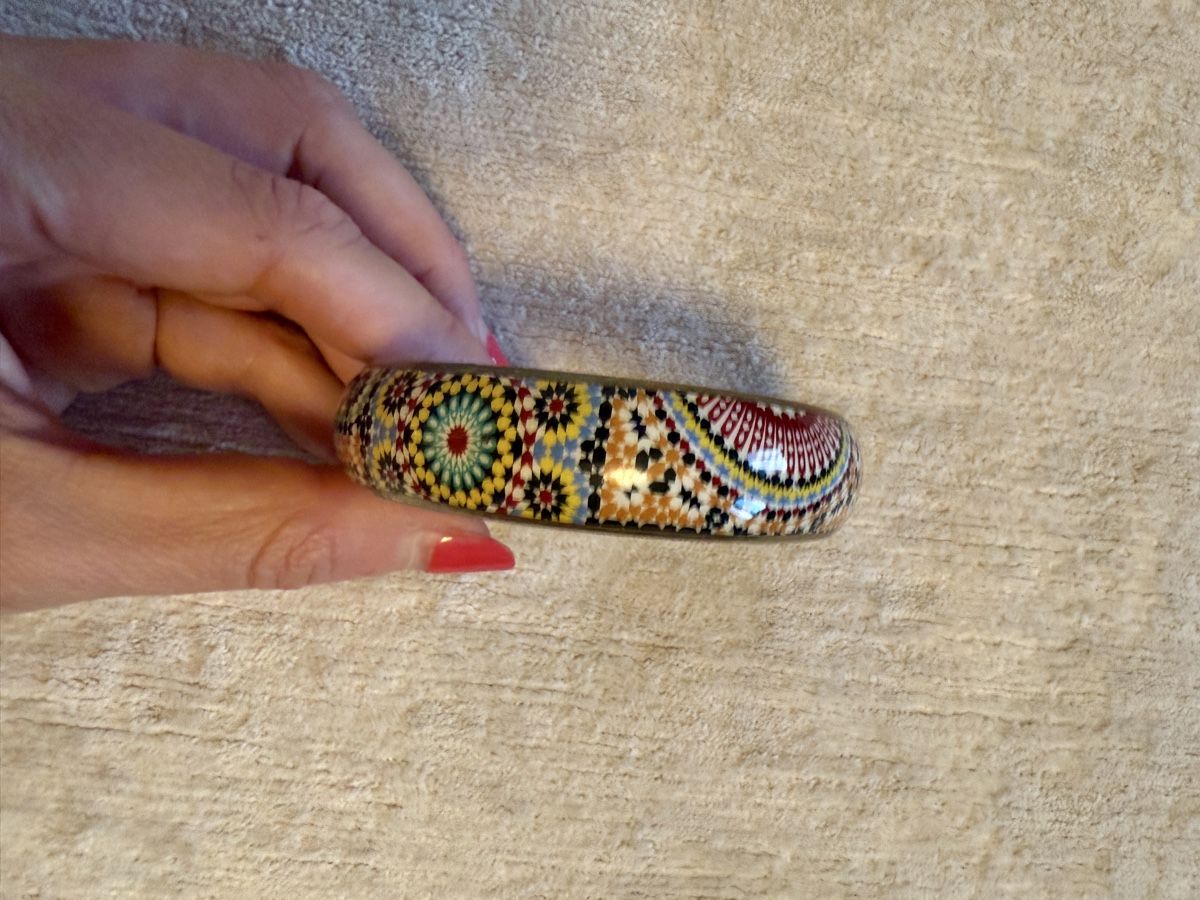 Armbänder & -reifen: Bracelet bangle mosaïque colorée – Neu (gemäss Beschreibung) aus Lausanne von Stephaniesdressing 1