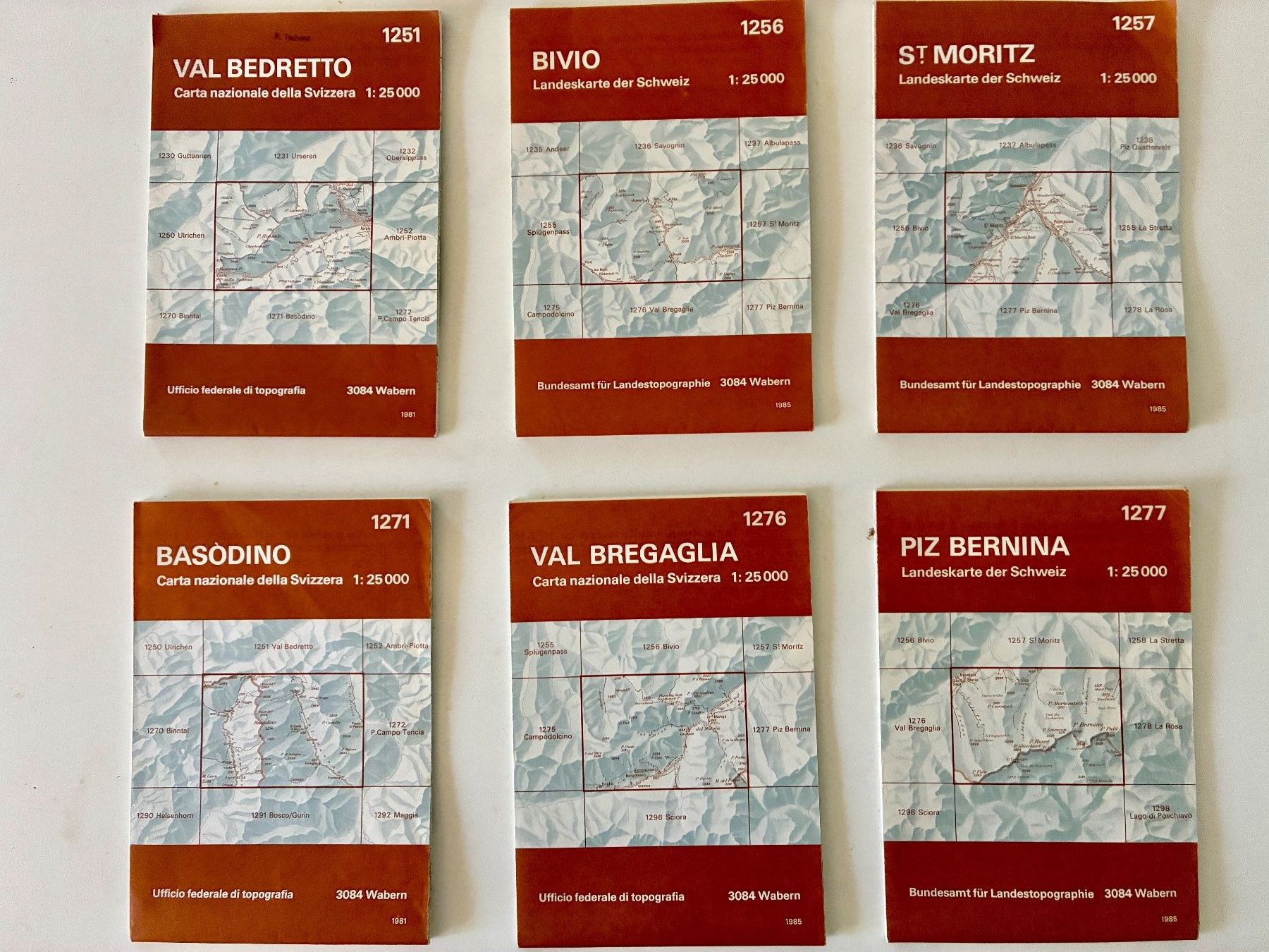 Cartine & Atlanti: Diverse Schweizer Karten – Usato da Ammerzwil BE venduto da Frama0 8