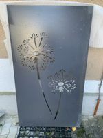 Sichtschutz oder sonstiges, Pusteblume in Stahlpl. Geleysert
