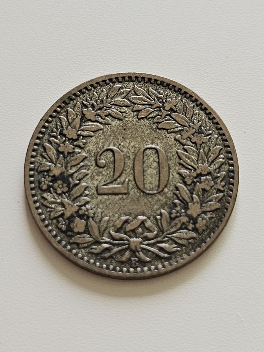 Alle Münzen: 20 Rappen 1858 – Gebraucht aus Pfäffikon ZH von Melibol 1