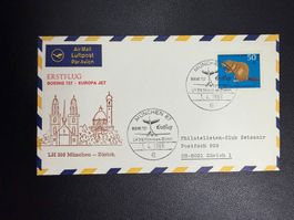Lufthansa Erstflug München-Zürich 1968