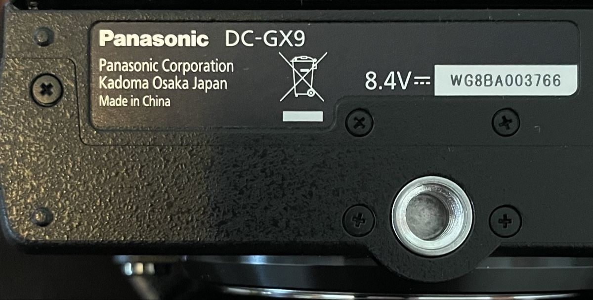 Panasonic Fotocamera: PANASONIC DC-GX9 DIGITALCAMERA – Usato da Plons venduto da wartauchris 2