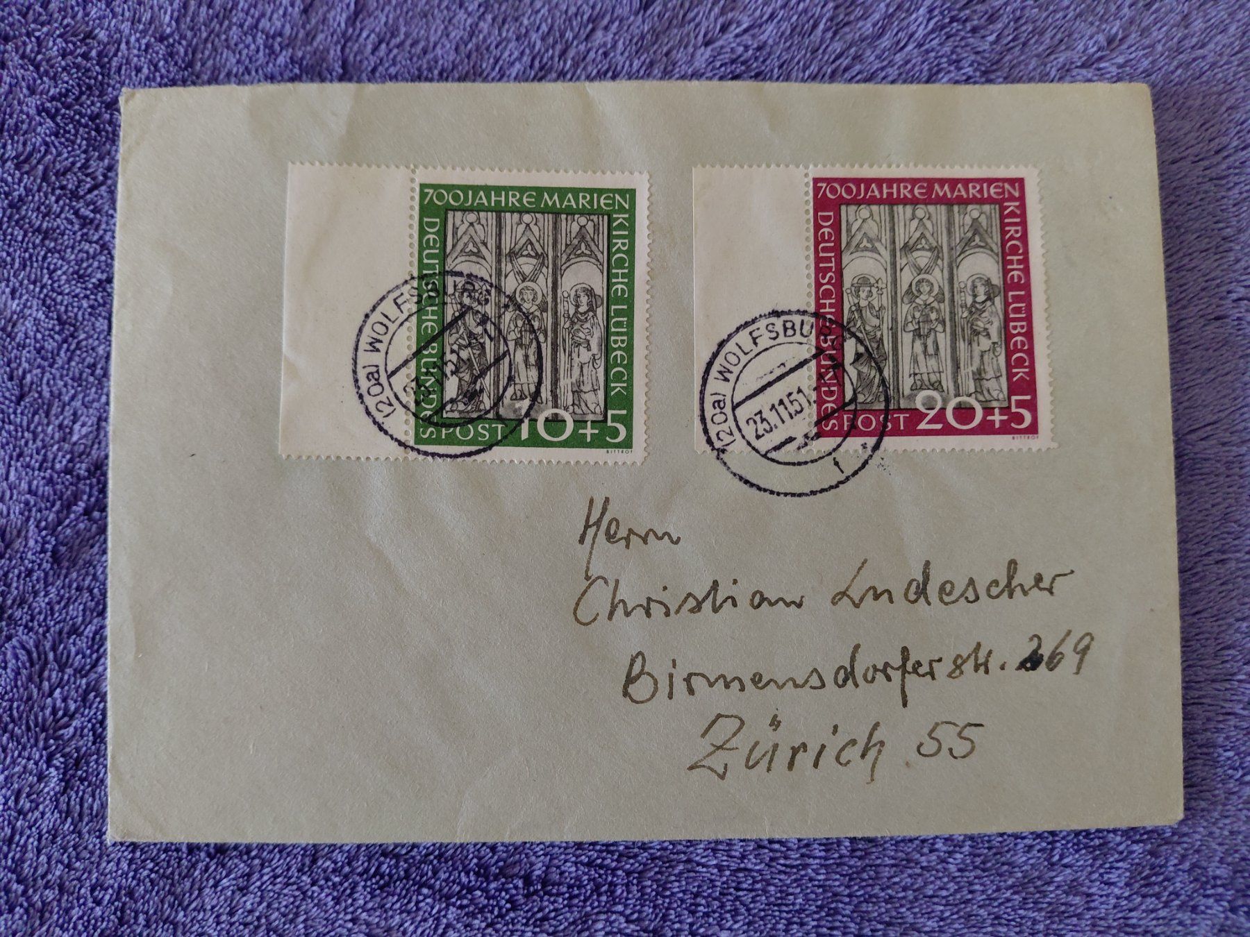Tutti i francobolli: Ganzsache BRD  1951 – Usato da Horw venduto da Onurb008