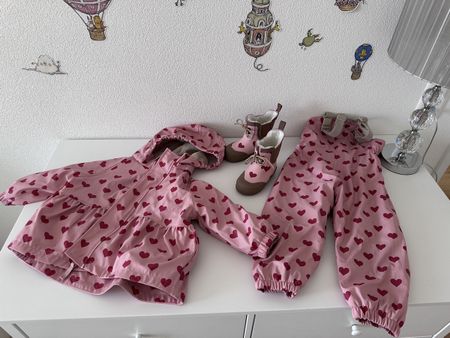 Mädchen Regenjacke/Hose 18Monate Konges Slojd Schuhe Größe22