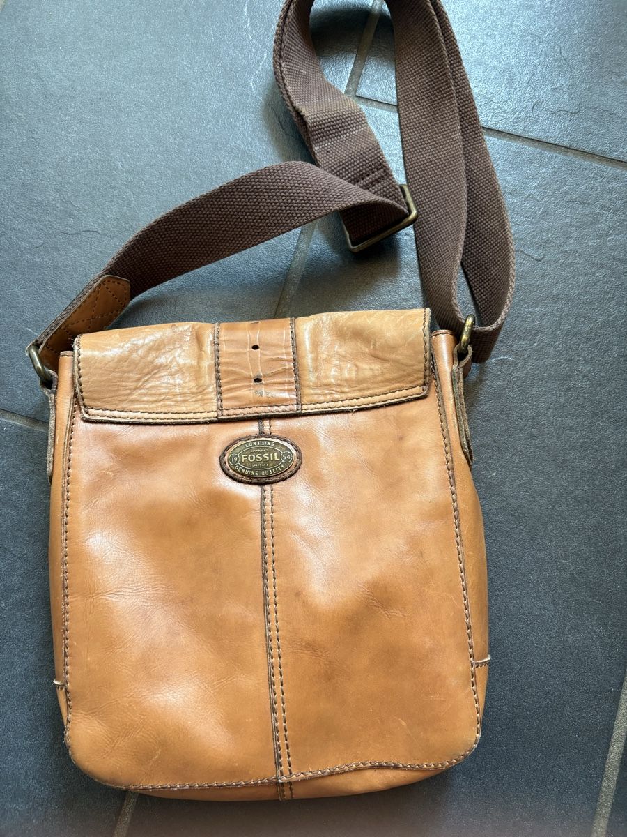Fossil Borse: Fossil Schultertasche Leder – Usato da zwingen venduto da bami13 1
