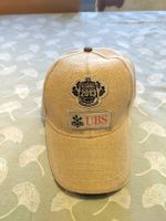 Cap ESAF 2013 Burgdorf UBS beige Baumwolle Leinen Mix