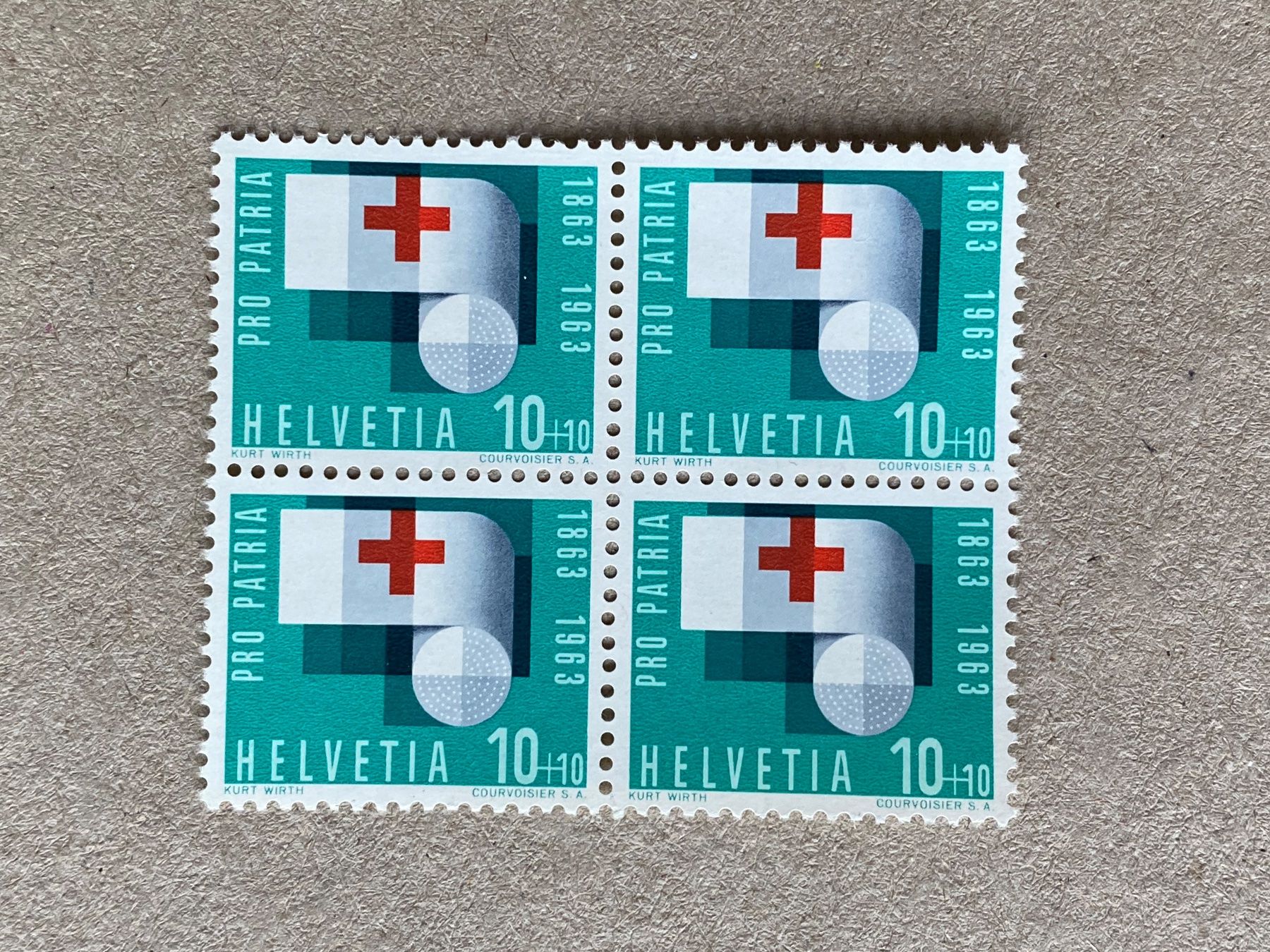 Tutti i francobolli: B114, Viererblock, postfrisch – Usato da Aarau venduto da hilde47