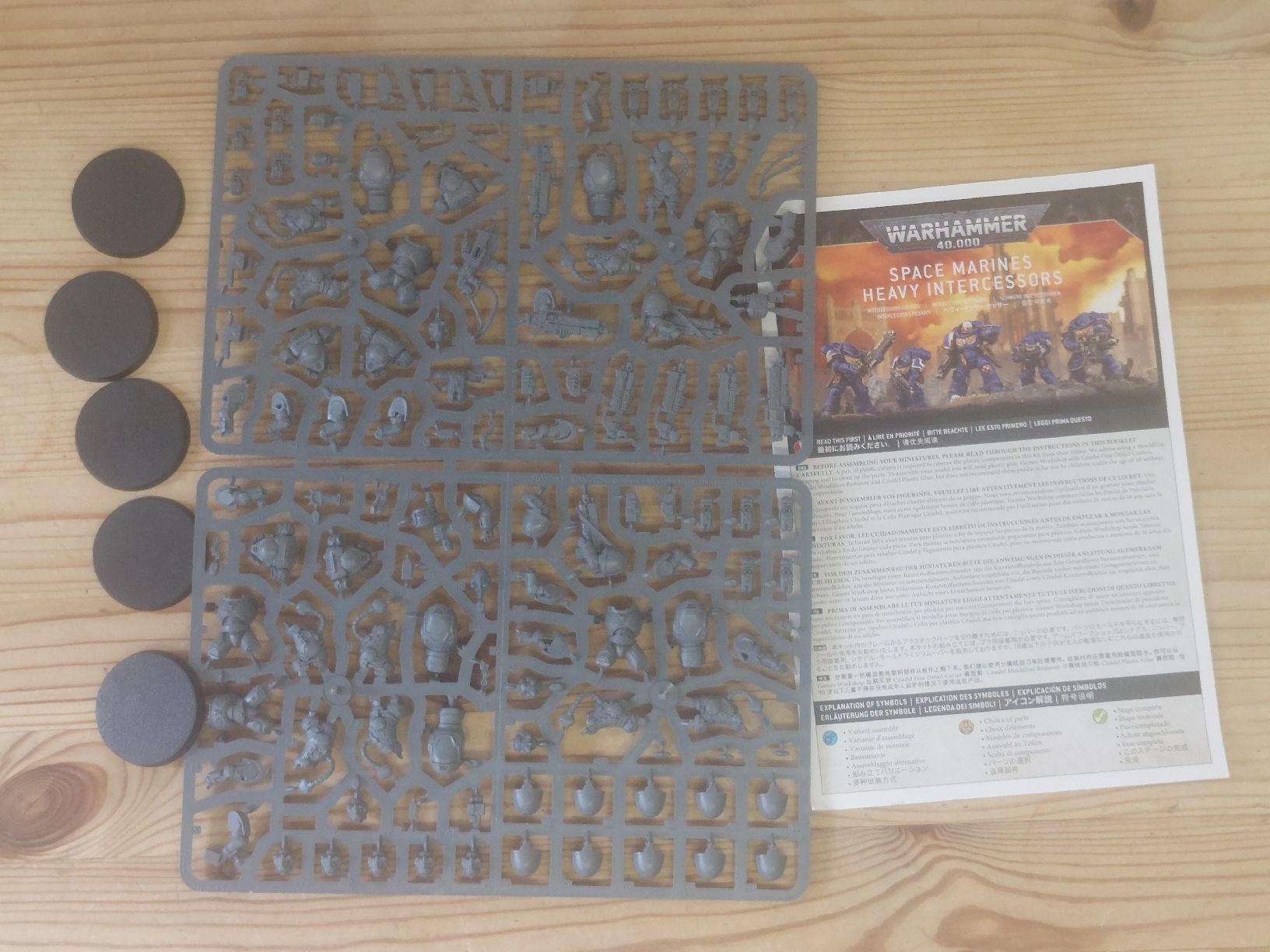 Kit di modellismo & Modellini statici: 5 Heavy Intercessors Warhammer 40.000 Space Marine – Nuovo (secondo la descrizione) da Zürich venduto da kitkis 1
