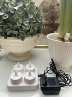 LED Teelichter Set mit Ladestation – 4 Stück