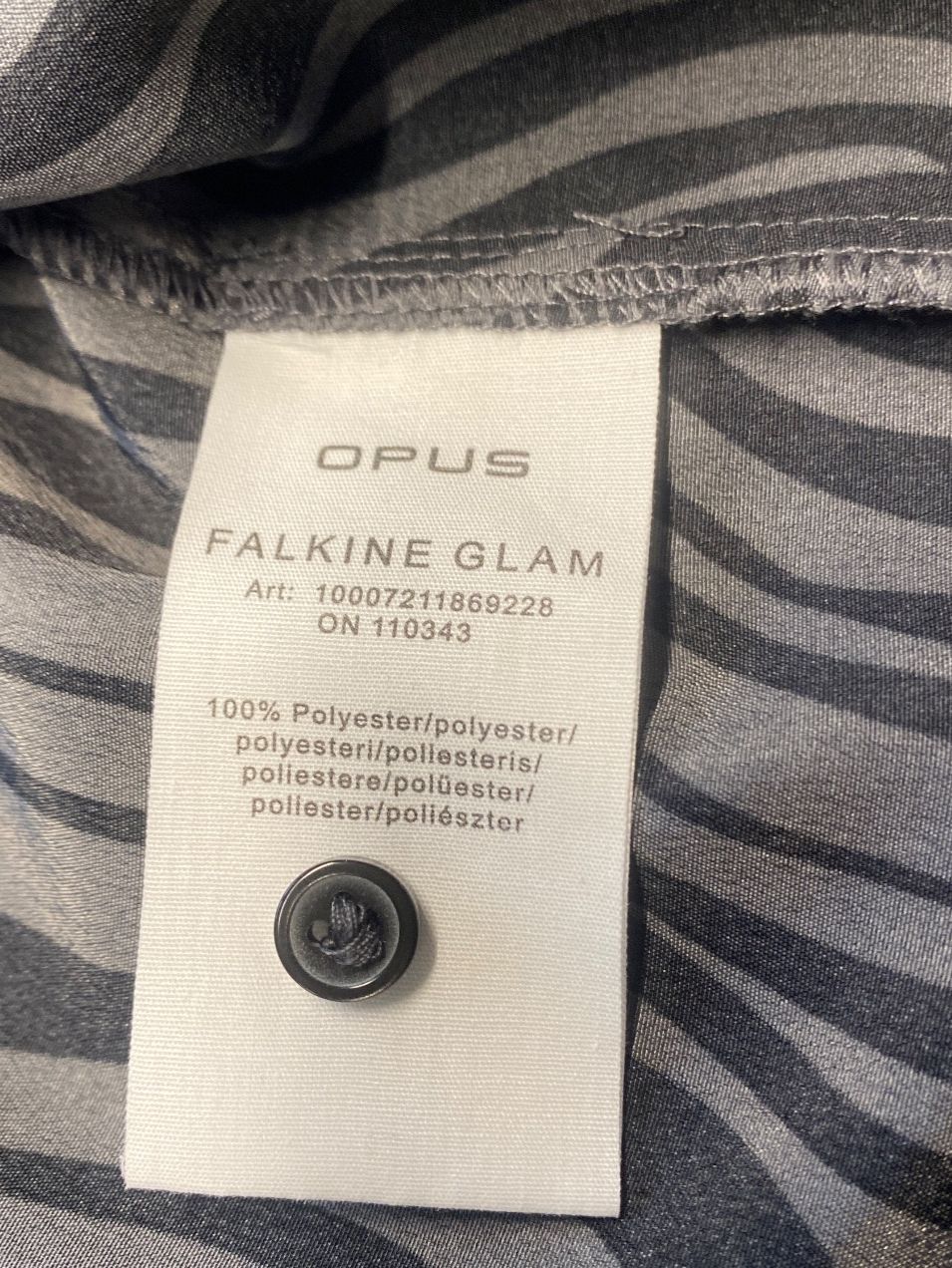 Opus Camicette: OPUS BLUSE/HEMD GR.36/ev.38/40  Wellen anthrazit/schwarz – Nuovo (secondo la descrizione) da Frauenfeld venduto da Boldi46 3