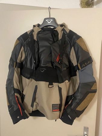 Macna Tryton NightEye-M Schwarz/Olive, Textil/Leder