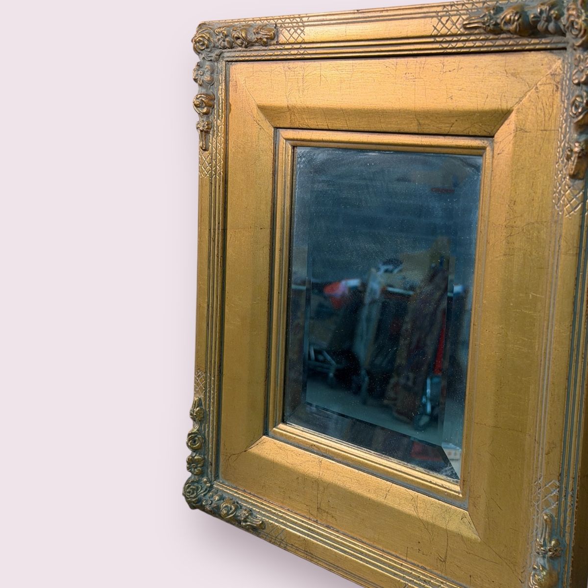 Spiegel: Vintage Gold Ornate Mirror Frame - Shabby Chic Decor – Gebraucht aus Lausanne von artnouveau04 2