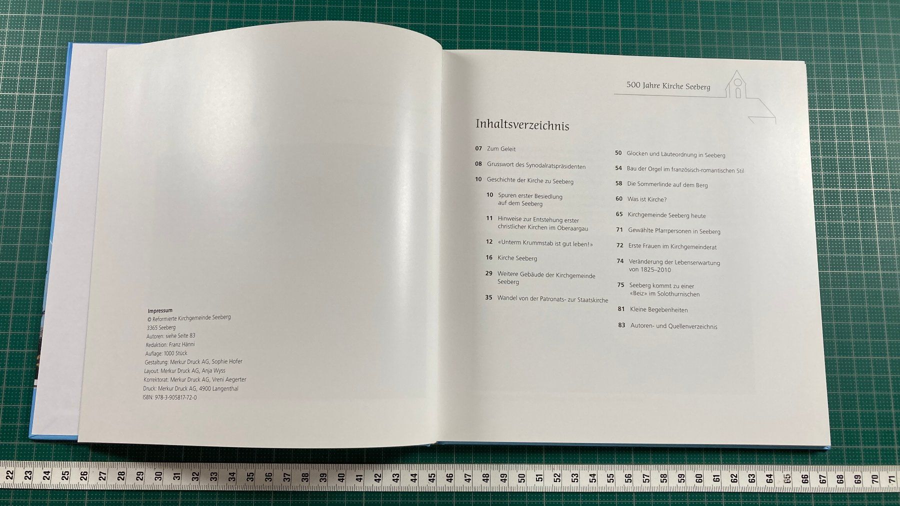 Libri: 500 Jahre Kirche Seeberg – Usato da Lenzburg venduto da fh1 2