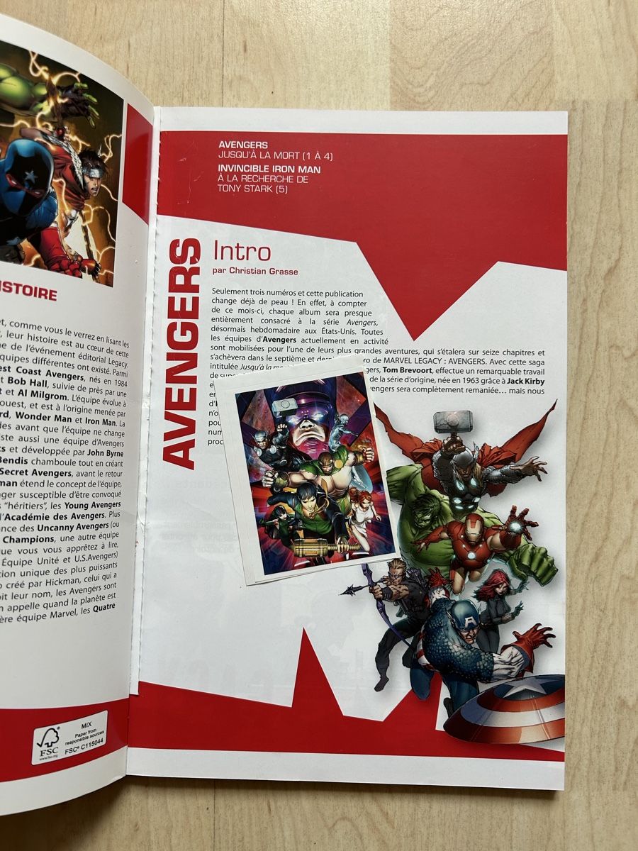 Fumetti: Marvel Avengers Legacy Sticker Collection Comic Book 9/12 – Usato da Uster venduto da xBeccax 2
