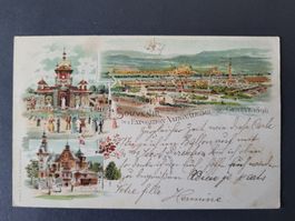 1896, Postkarte von Genf nach Heiden