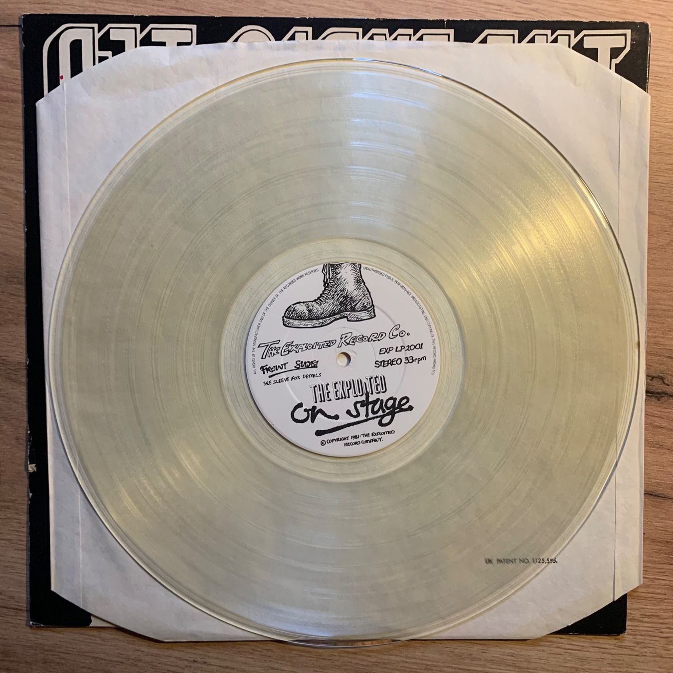 Vinyles: THE EXPLOITED - ON STAGE...OG UK 1981...EX/VG+ – D'occasion à Gals par Diskopatshop 2