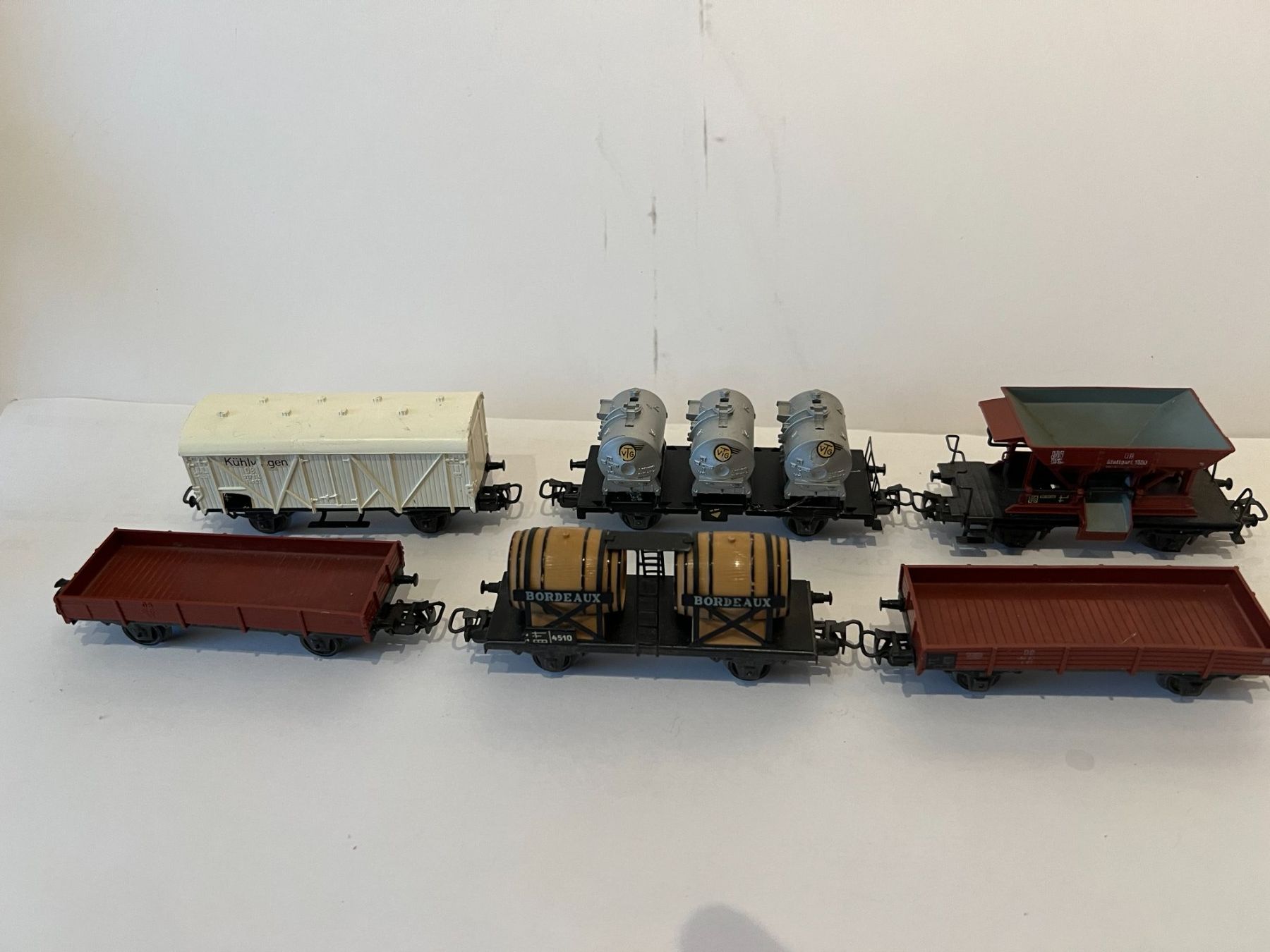 Märklin H0, 6 Gütewagen ältere Ausführung mit Feder (Gebraucht) in ...