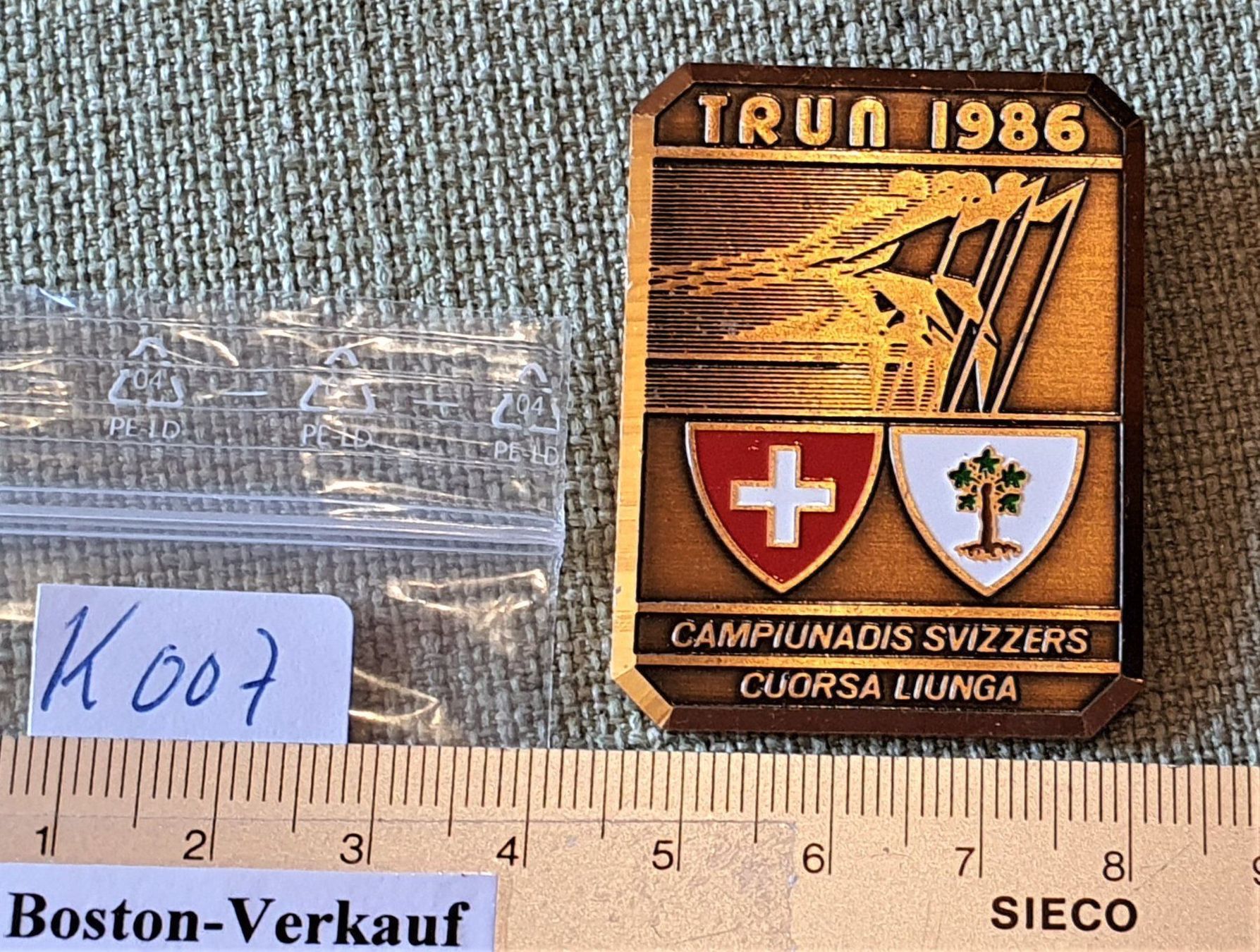 Vino: K007 - Trun 1986 Coursa Liunga Camp. Svi – Usato da Reinach BL venduto da Boston-Verkauf 2
