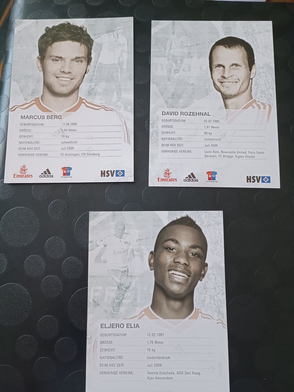 Autografi: HSV - Hamburger SV - Handsigniert - 3er Set – Usato da Menziken venduto da Artographs 1