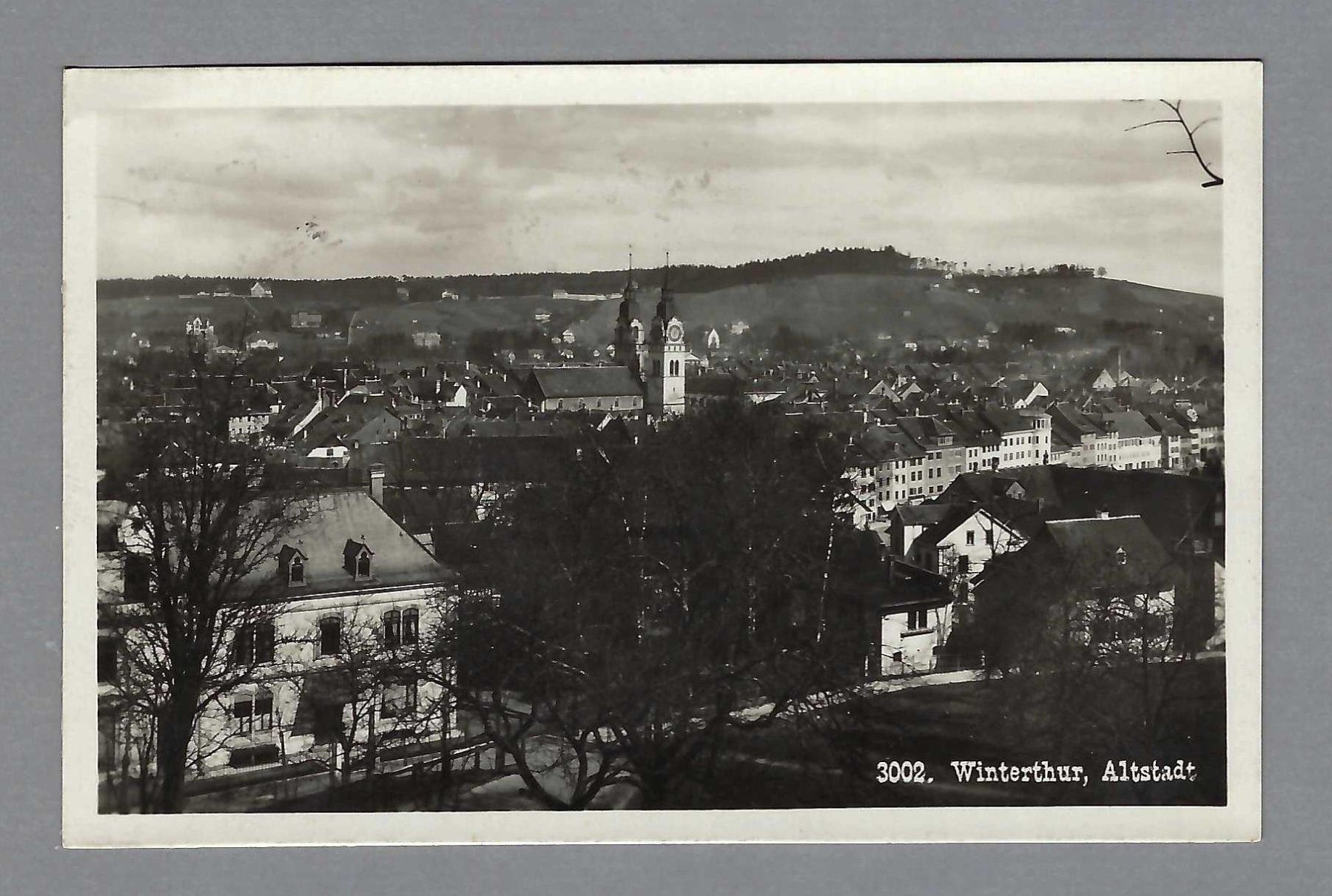 Cartoline postali: 1932, WINTERTHUR, ALTSTADT – Usato da Pura venduto da ulisse1957