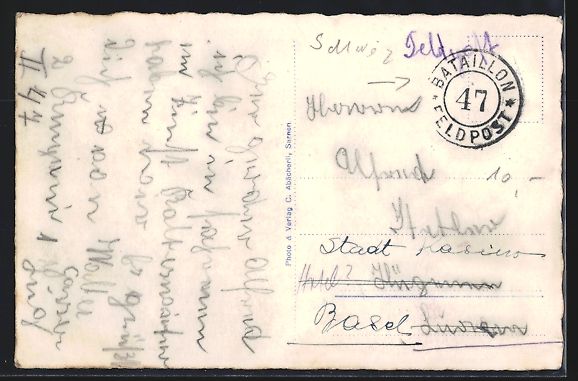 Cartoline postali: AK Sarnen, Totalansicht mit Pilatus – Usato da Berlin venduto da bartko-reher 1