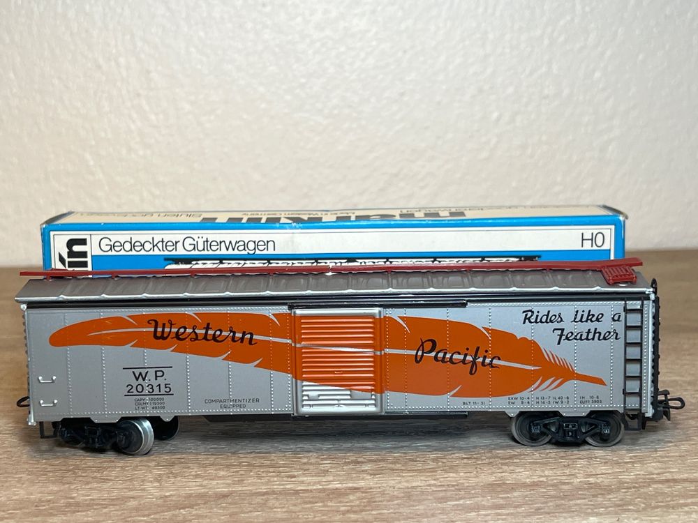 Märklin 4571 Gedeckter Güterwagen Western Pacific H0 OVP (1) | Kaufen ...