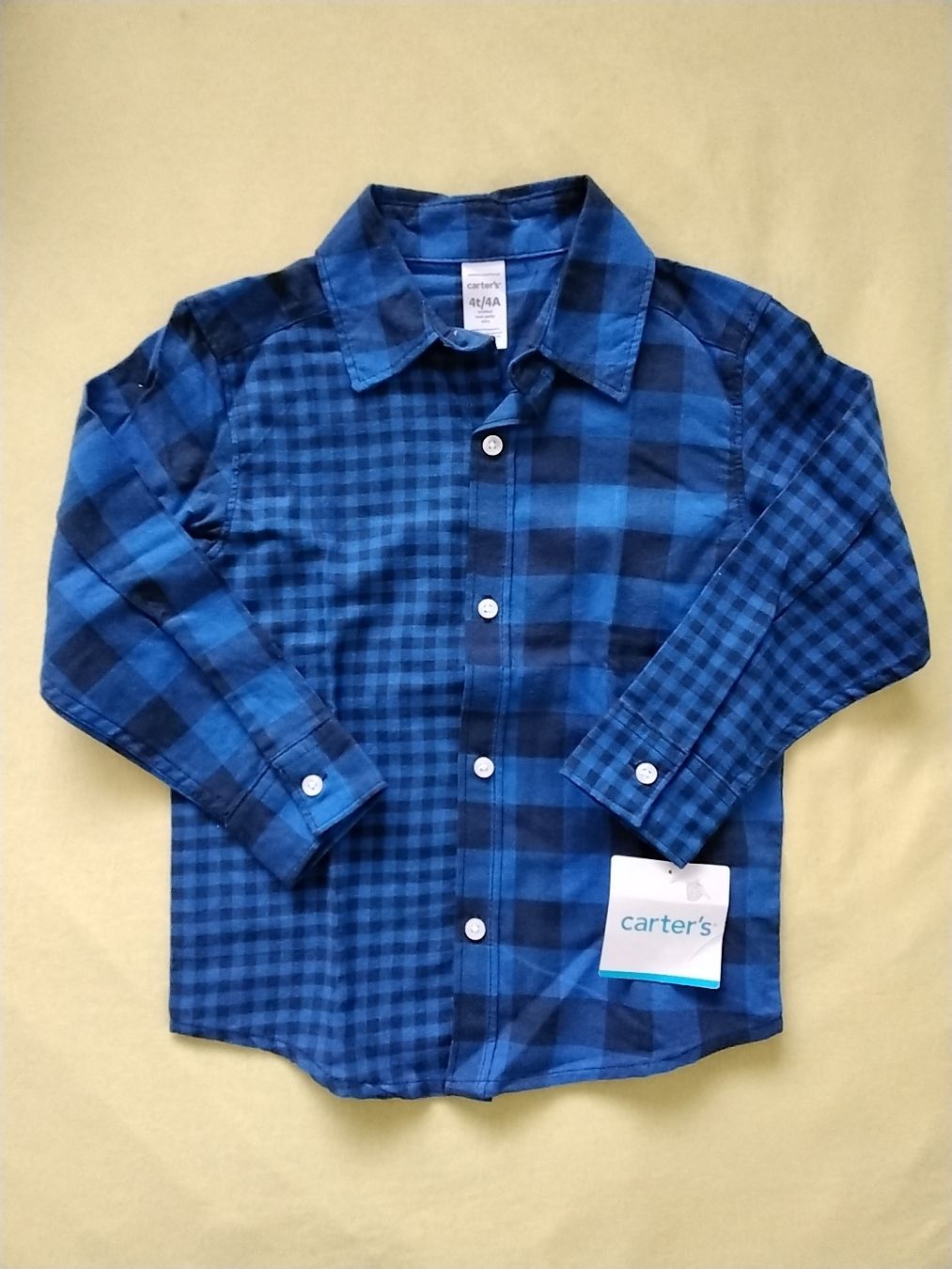 Camicie, T-shirt & Polo: Carter's Hemd kariert Gr. 104 – Nuovo e nell'imballaggio originale da Balterswil venduto da Meerdeern