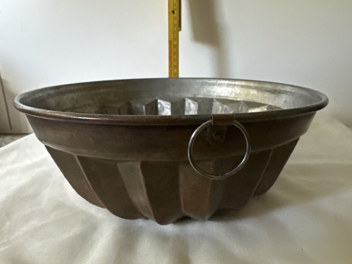Teglie da forno: Backform aus Kupfer mit Ring ca.26 cm Durchmesser – Usato da Zürich venduto da Chaeffeler 5