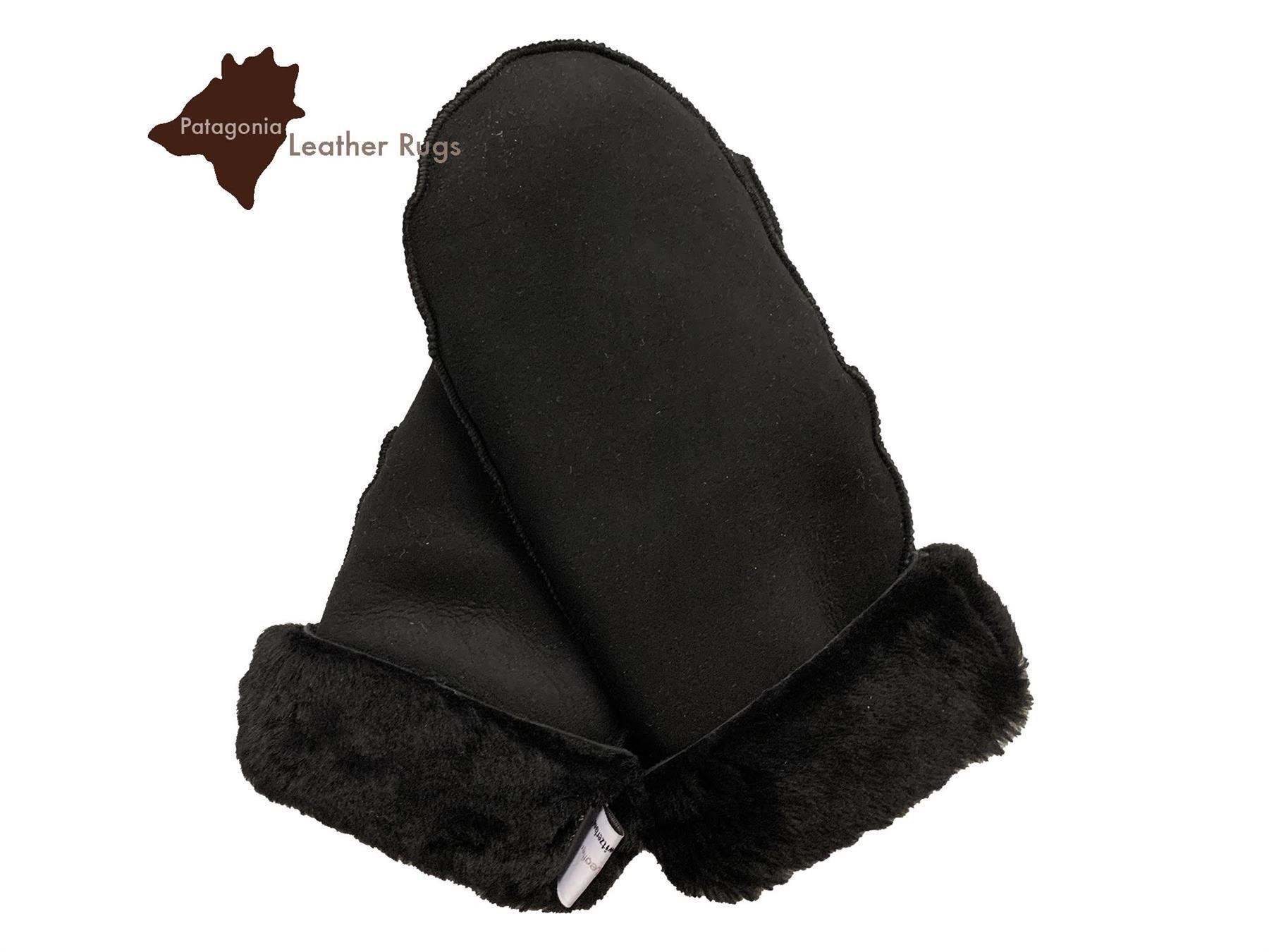 Guanti & manicotti: Handschuhe-Fäustlinge Lammfell Black – Nuovo e nell'imballaggio originale da Arbedo venduto da patagonialeatherrugs 2
