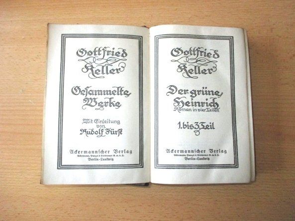 Bücher: Gottfried Keller Gesammelte Werke 5 Bände – Gebraucht aus Flims - Dorf von Stagediver 3