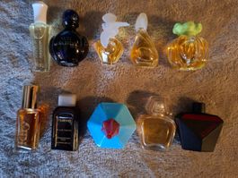 Vintage Parfum Miniaturen Set 10 Stück verschiedene Marken