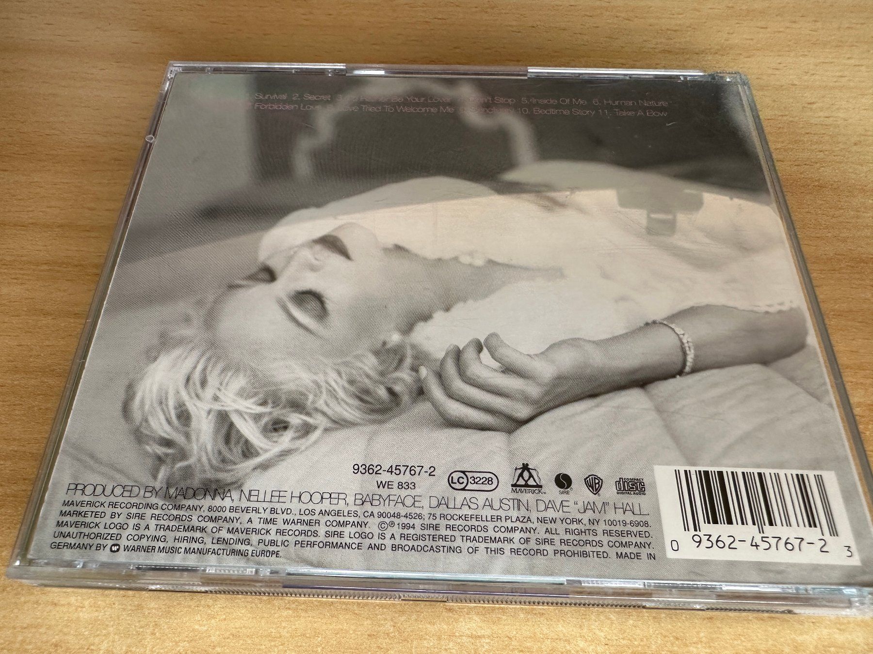 CD: D4 Madonna – Bedtime Stories – Usato da Rikon im Tösstal venduto da Alpenmutz 1